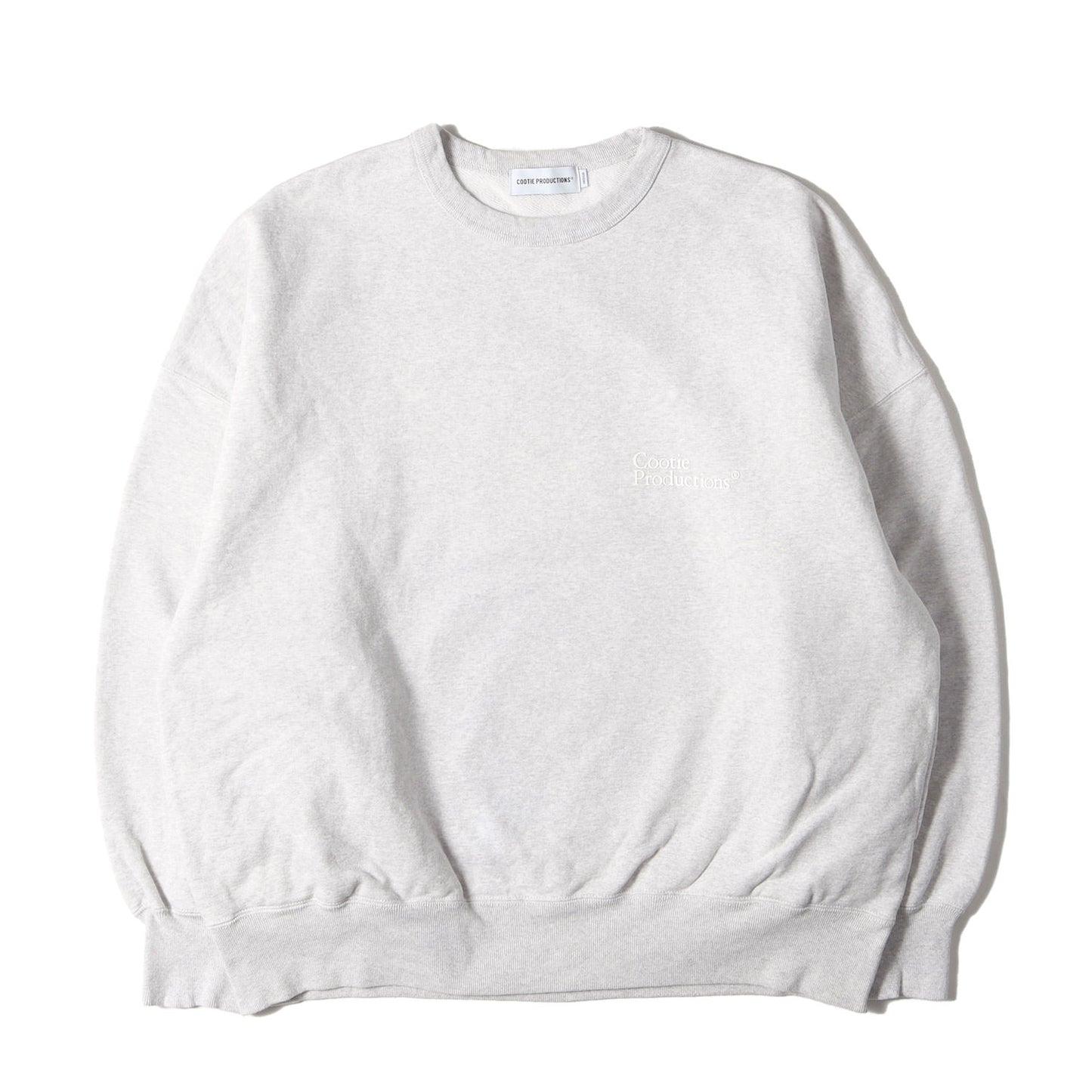 24SS オーバーサイズ ポケット付き スウェット(Open End Yarn Plain Sweat Crew)