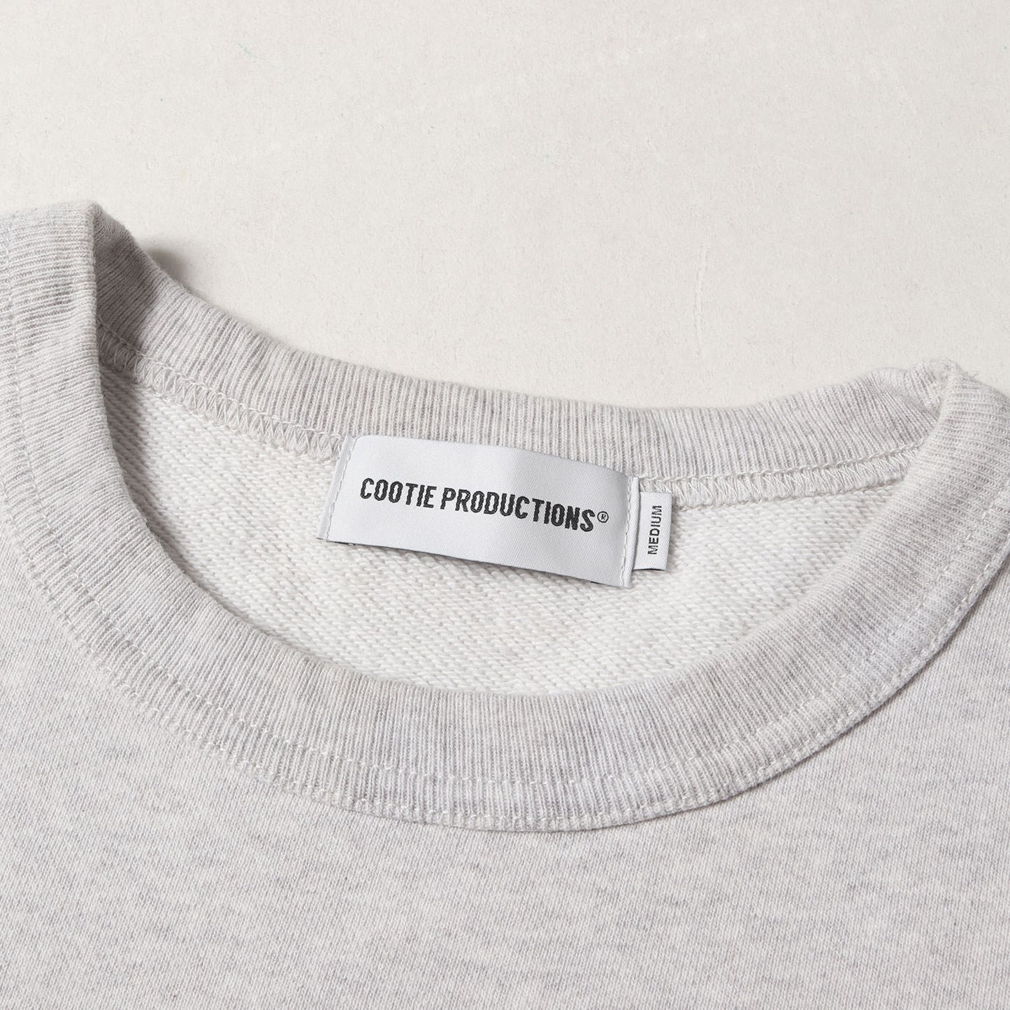 24SS オーバーサイズ ポケット付き スウェット(Open End Yarn Plain Sweat Crew)