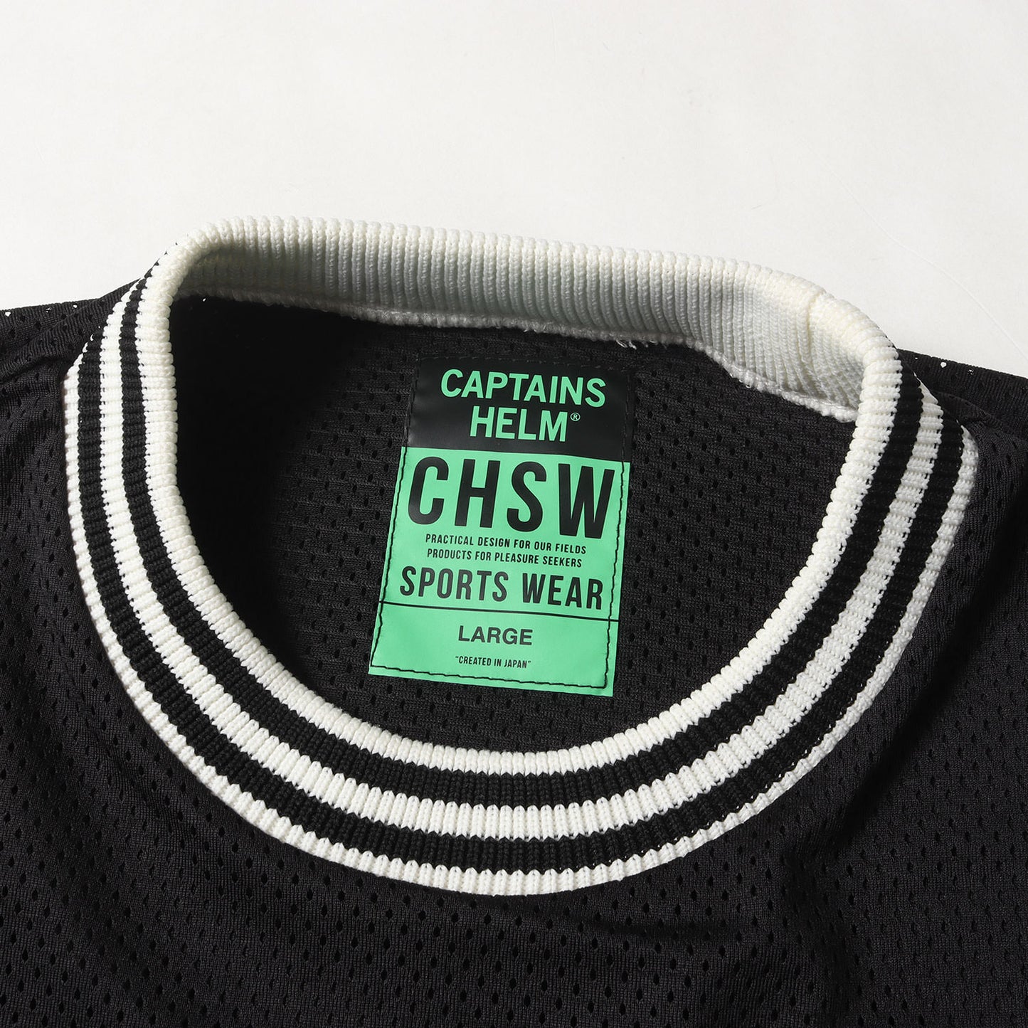 24AW ダブルメッシュジャージ リブライン Tシャツ(RIB LINE W-MESH TEE)