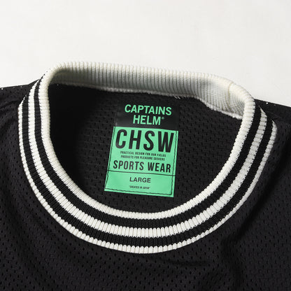 24AW ダブルメッシュジャージ リブライン Tシャツ(RIB LINE W-MESH TEE)
