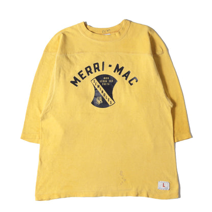 [雰囲気抜群 ビッグサイズ] 70s バータグ カレッジ 7分袖 フットボール Tシャツ