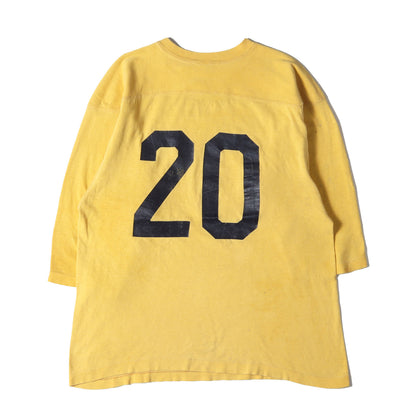 [雰囲気抜群 ビッグサイズ] 70s バータグ カレッジ 7分袖 フットボール Tシャツ