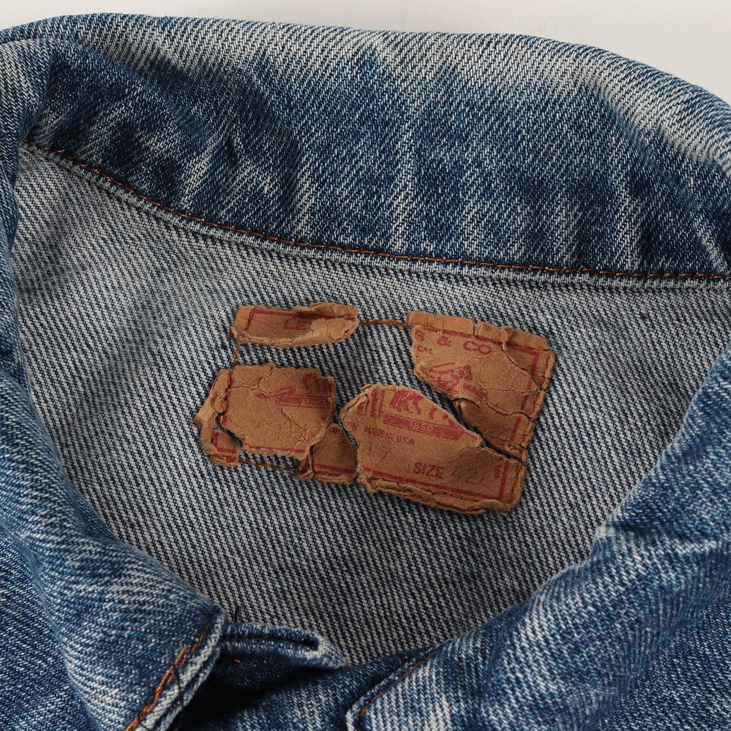 70s 71205 4th デニムジャケット / Gジャン(ビッグサイズ)