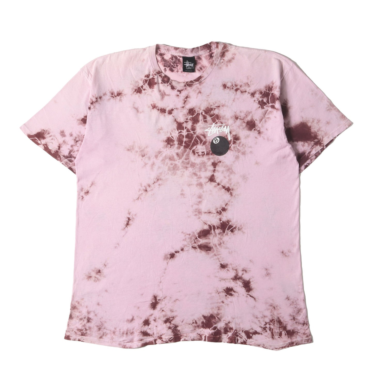 タイダイ染め 8ボール クルーネック Tシャツ