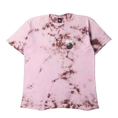 タイダイ染め 8ボール クルーネック Tシャツ