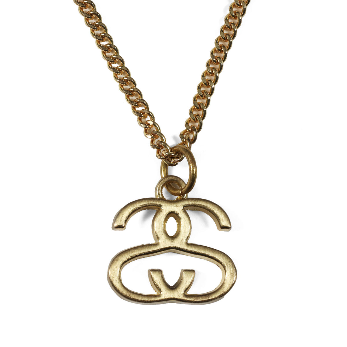 SSリンクロゴトップ チェーンネックレス (DOUBLE S NECKLACE)
