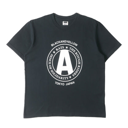 グラフィックプリント クルーネック Tシャツ