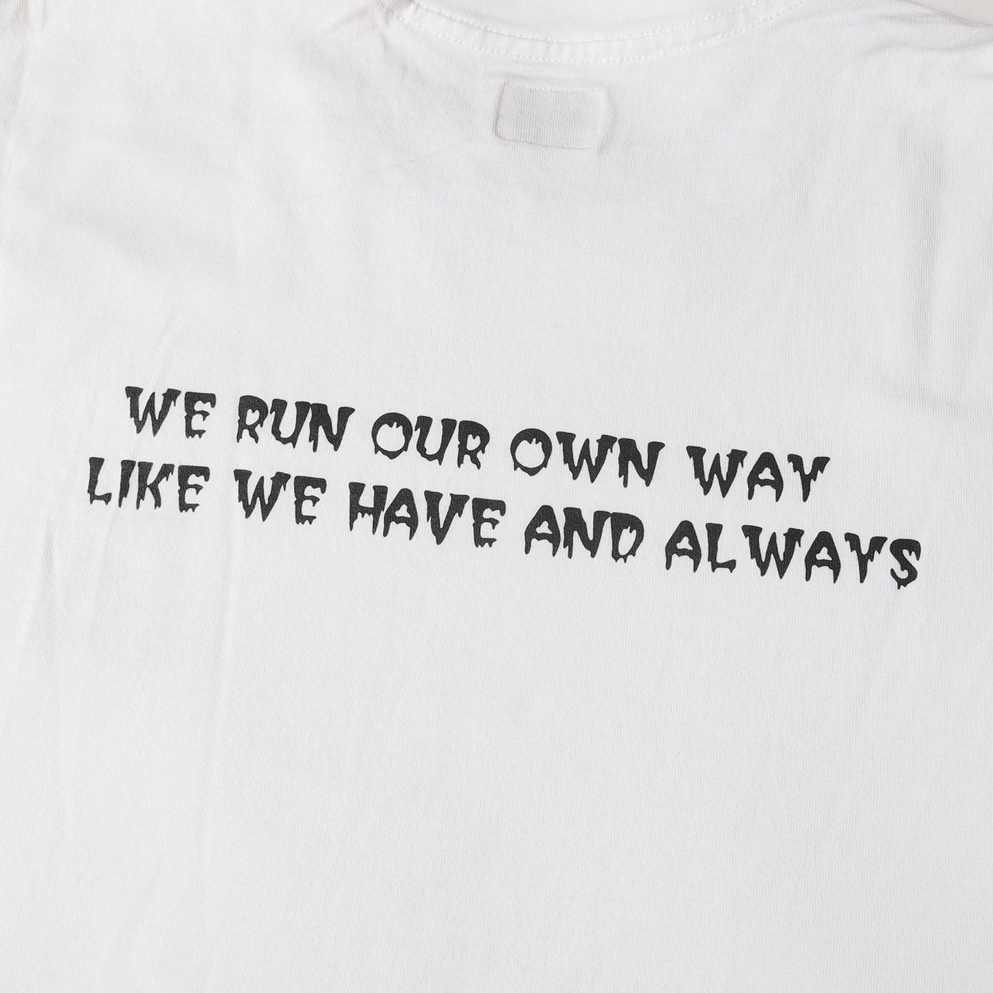 グラフィックプリント クルーネック Tシャツ