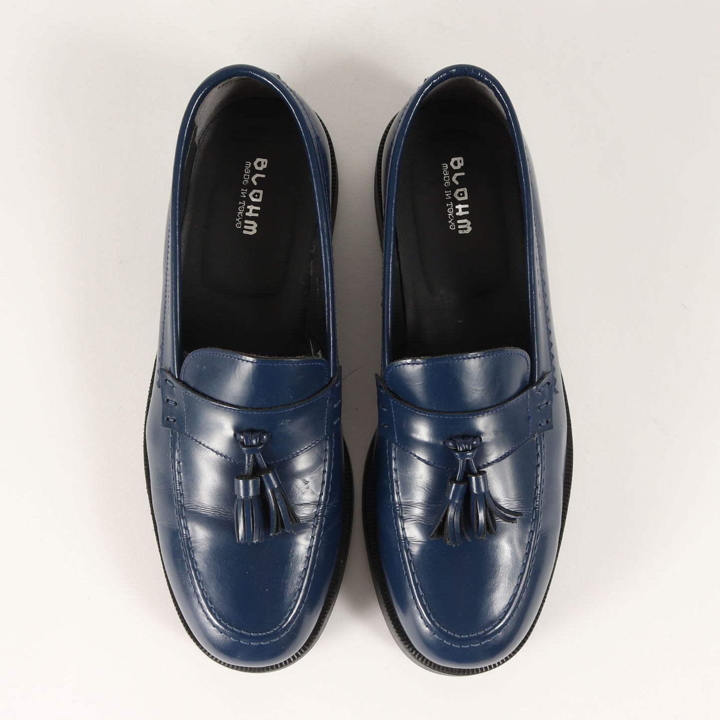 エッジ バス ガラスレザー タッセルローファー (EDGE BASS)