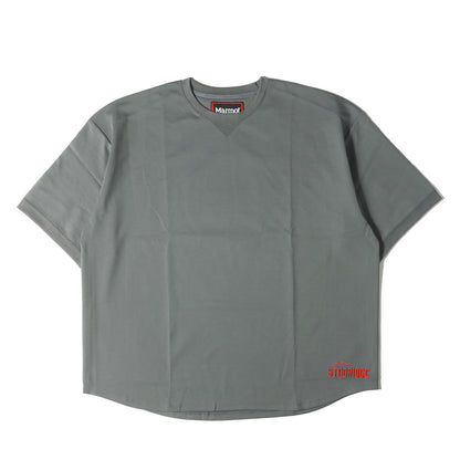 22SS ×Marmot オーバーサイズ ヘビー Tシャツ(Back Logo H/S Crew)