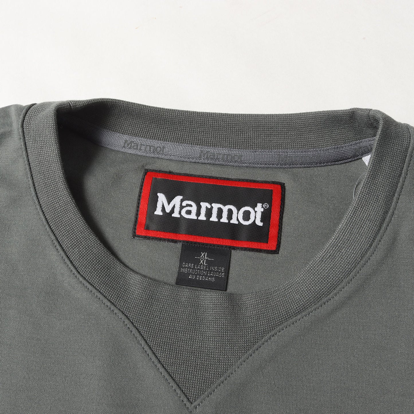 22SS ×Marmot オーバーサイズ ヘビー Tシャツ(Back Logo H/S Crew)