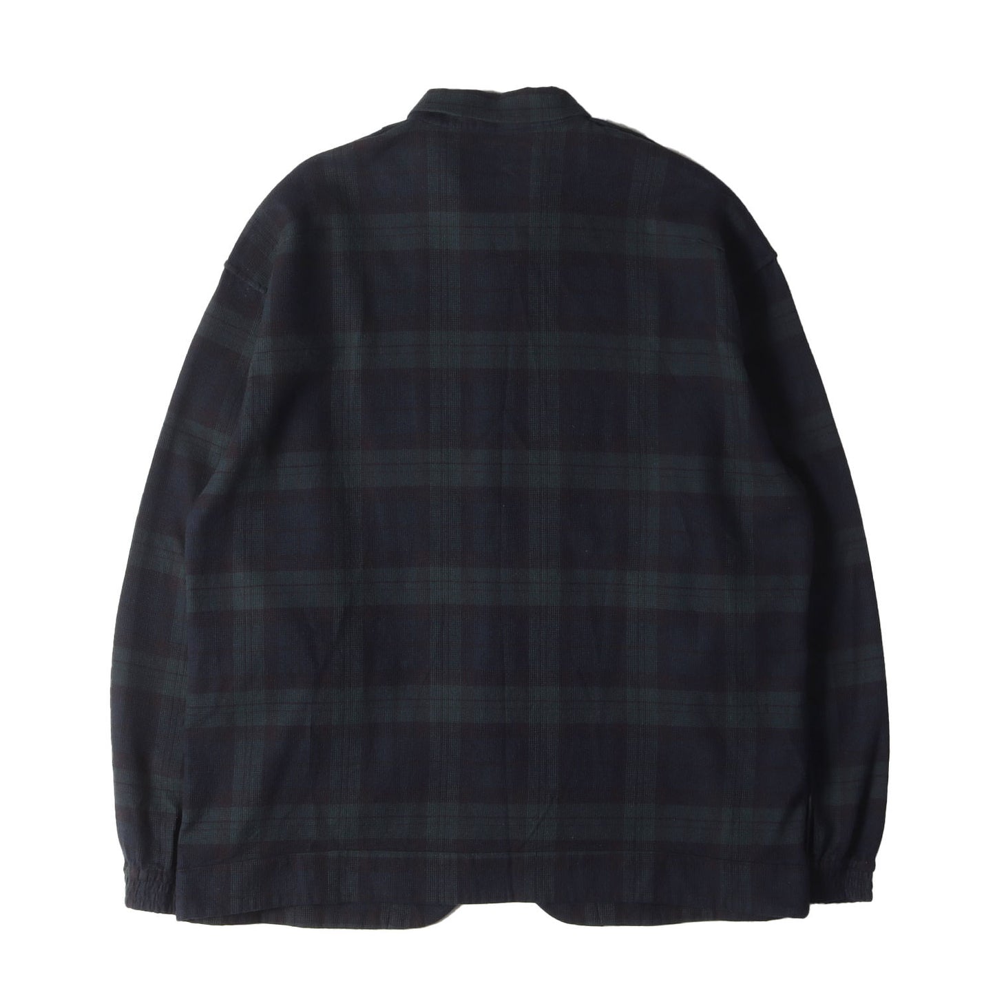 チェック ワッフル ナイトシャツ / パジャマシャツ(NIGHT SHIRT BW WAFFLE)