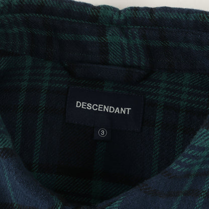 22SS オーバーサイズ ヘビー チェック フランネルシャツ(BASIN BLACKWATCH LS SHIRT)