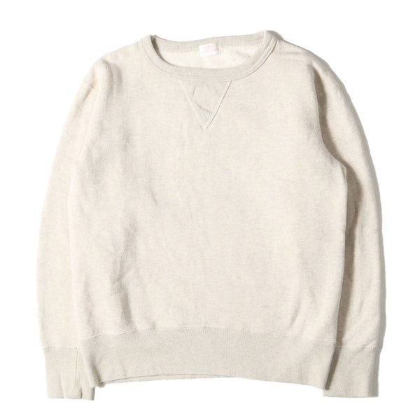 ブッチャープロダクト 前V スウェット Lサイズ グレー 杢 クルーネック