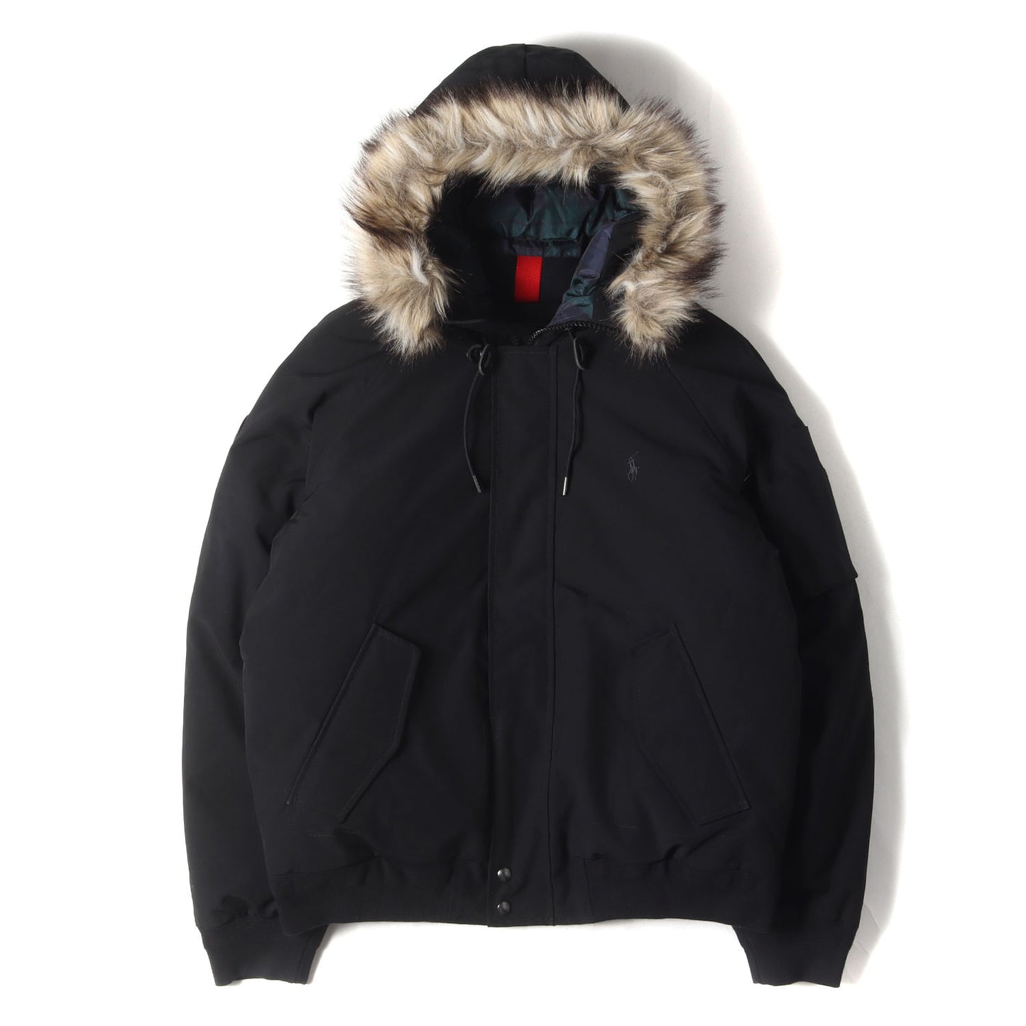 POLO Ralph Lauren (ポロ ラルフローレン) フードファー 裏地チェック 