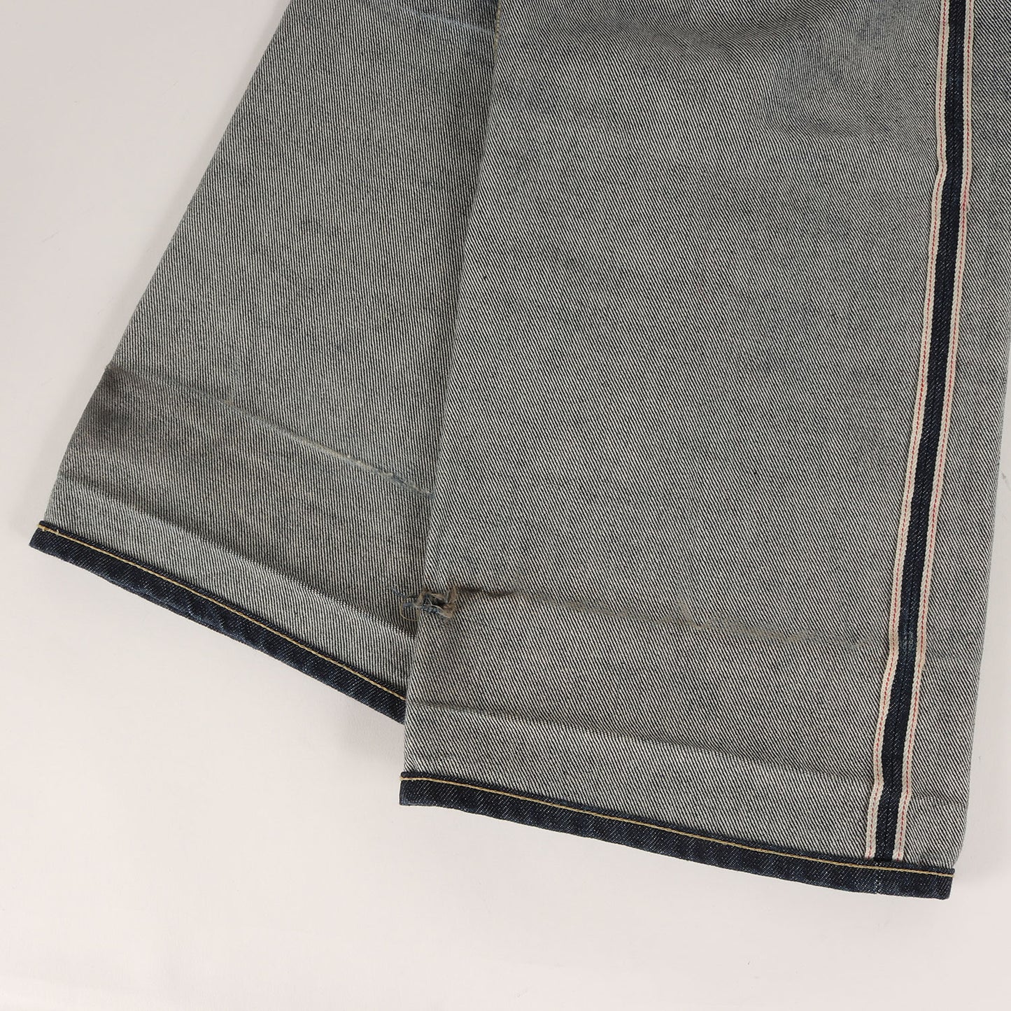22AW セルビッジ ワイド デニム パンツ (WWII Raw Denim Wide Pants 3620600015) / ボタンフライ