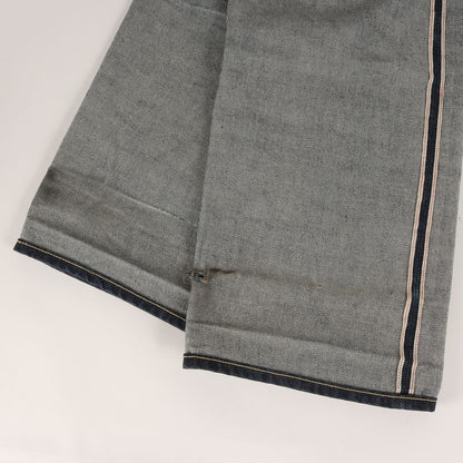 22AW セルビッジ ワイド デニム パンツ (WWII Raw Denim Wide Pants 3620600015) / ボタンフライ