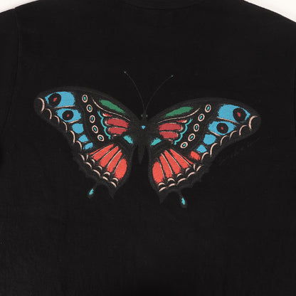 23SS ×MIHO MURAKAMI バタフライ グラフィック Tシャツ(Binder neck CL butterfly logo vintage t-shirt)