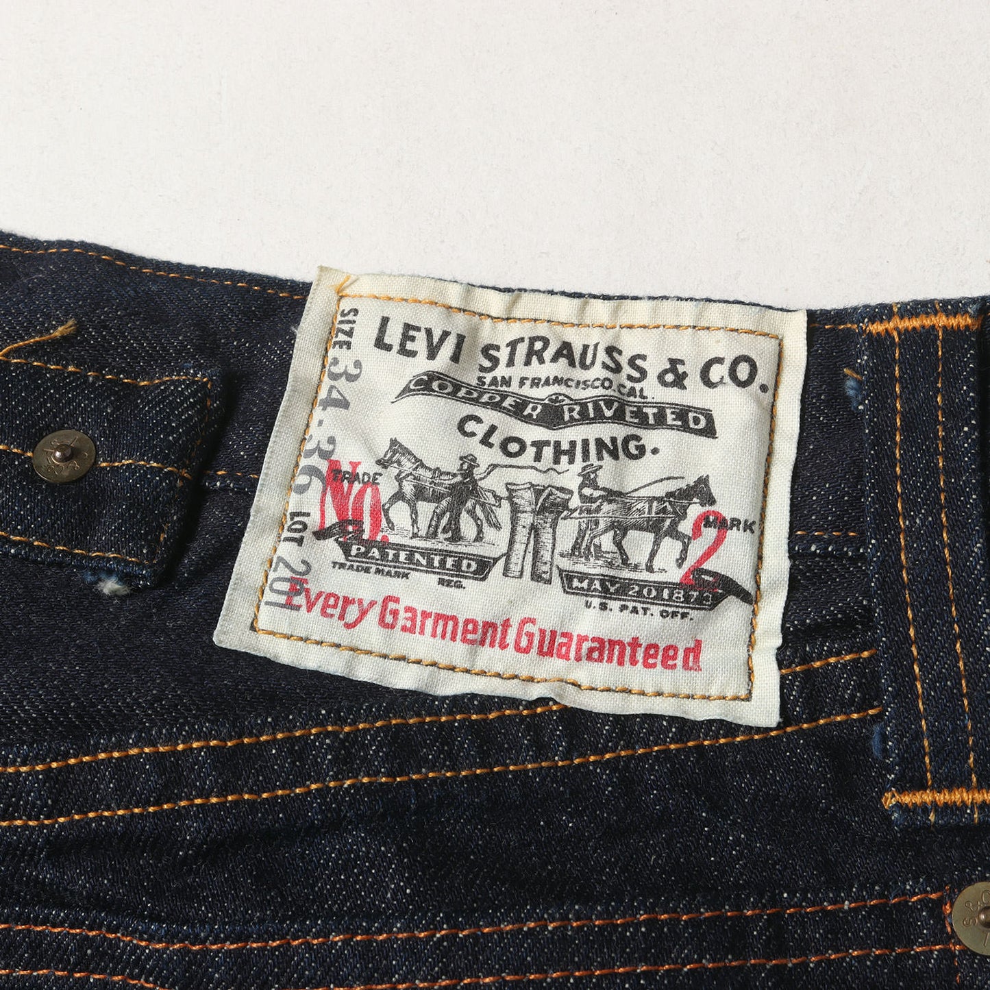 90s 1920年代復刻 バレンシア工場 201 デニムパンツ(20201-0020 / USA製)