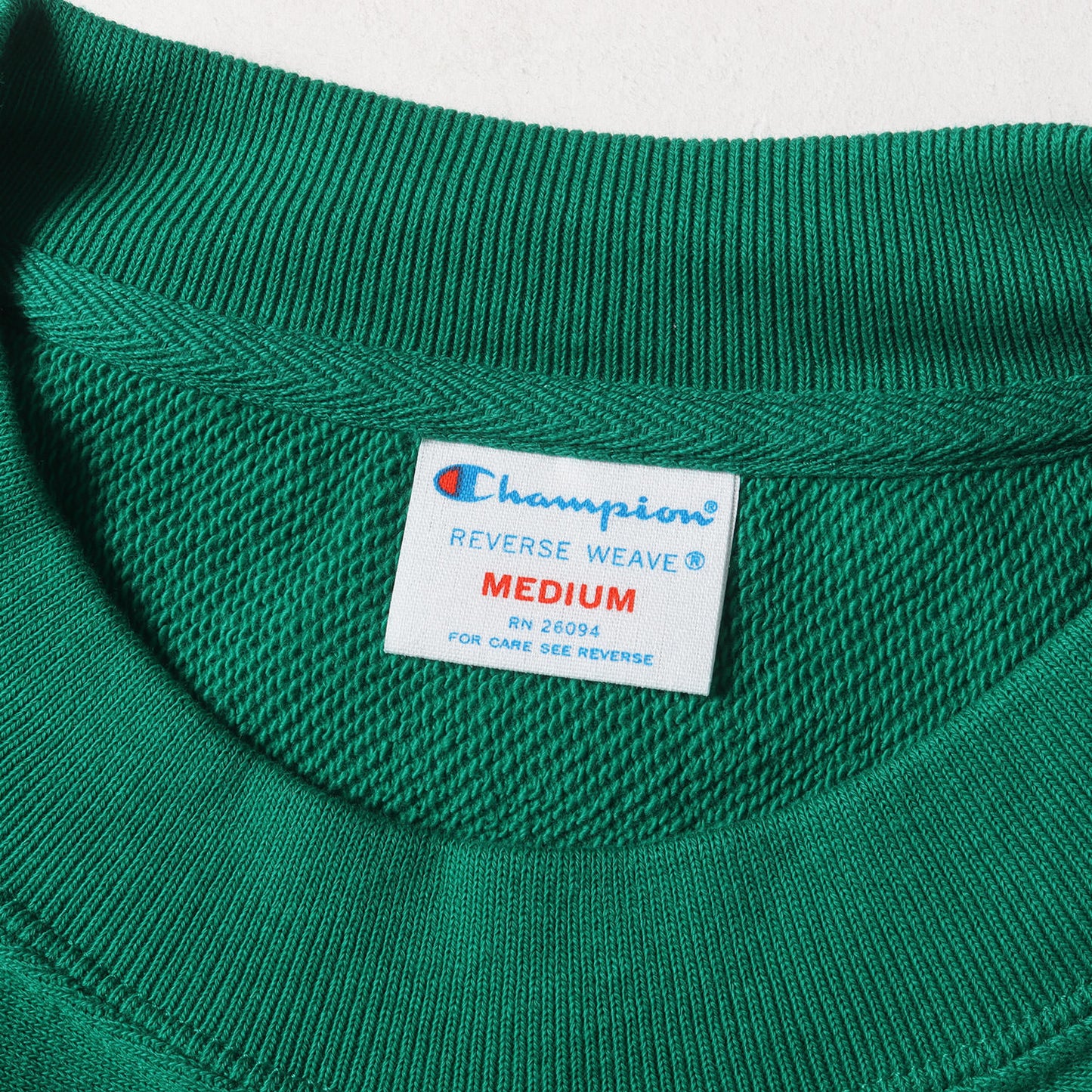 24SS ×Champion ロゴワッペン付 リバースウィーブ スウェット(REVERSE WEAVE CREWNECK SWEAT)