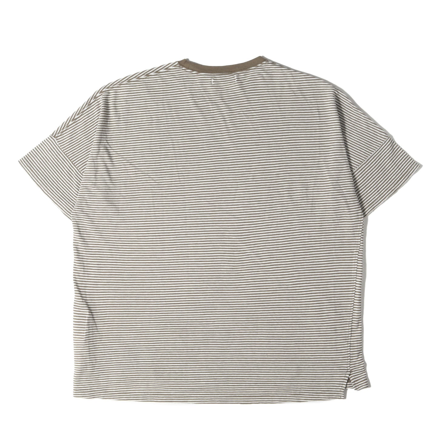 24SS オーバーサイズ 鹿の子 ボーダー Tシャツ(CLERK S/S TEE C/L PIQUE BORDER)
