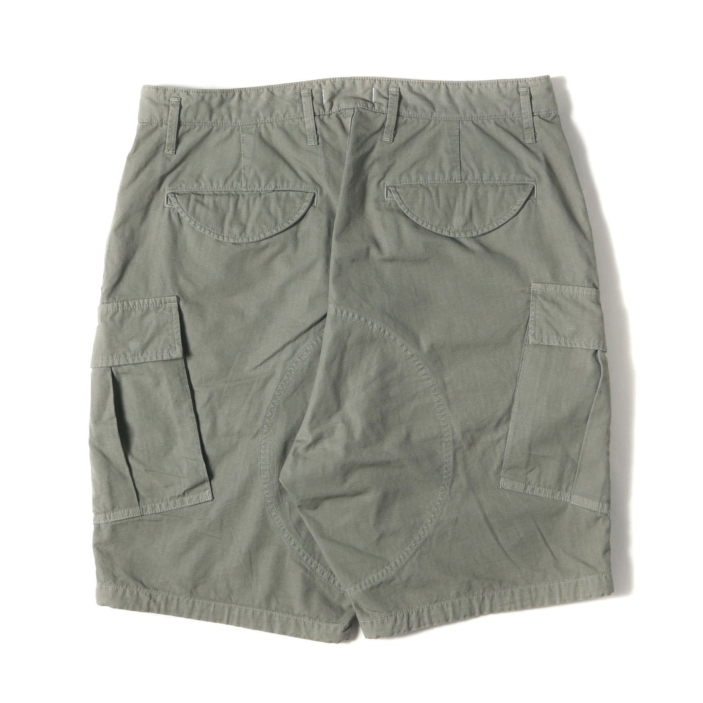 21SA リップストップ ミリタリー カーゴ ショーツ(SOLDIER 6P EASY SHORTS COTTON RIPSTOP OVERDYED)