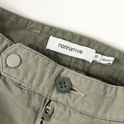 21SA リップストップ ミリタリー カーゴ ショーツ(SOLDIER 6P EASY SHORTS COTTON RIPSTOP OVERDYED)