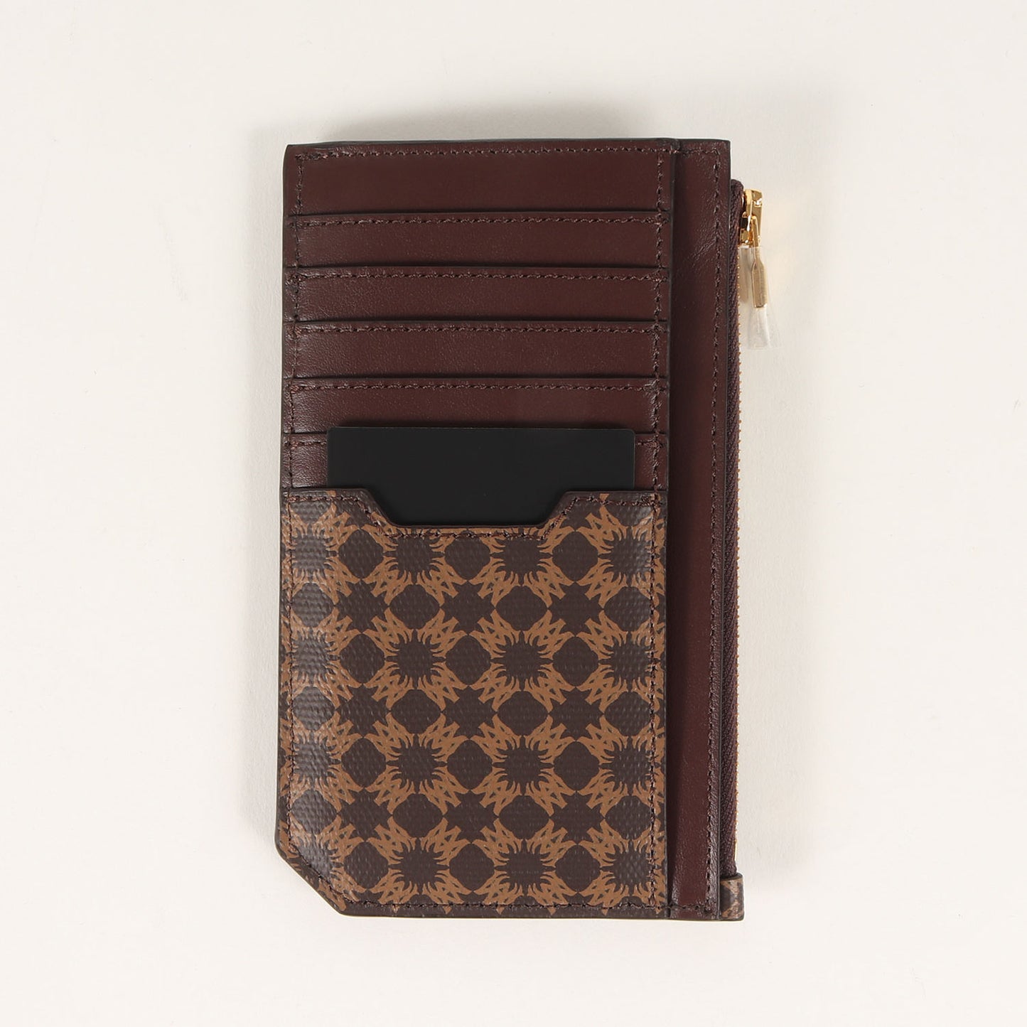 24AW 日本限定 総柄 グレインレザー ジップ カードホルダー(QUAD MA ZIP CARD HOLDER SRAMACCO1011)