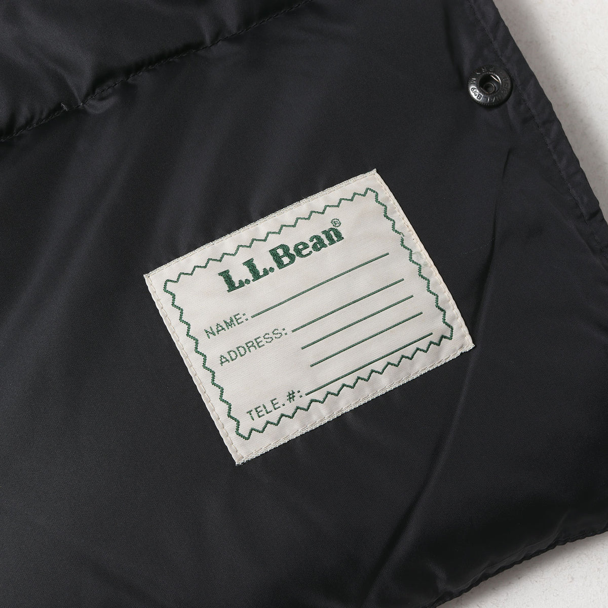 L.L.Bean (エルエルビーン) 80s ナイロン ダウンベスト - ブランド古着 