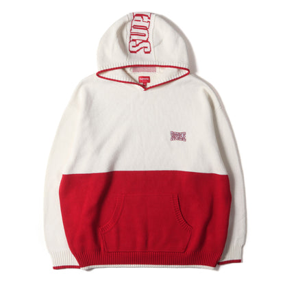 21AW 2トーン ニット パーカー(2-Tone Hooded Sweater)