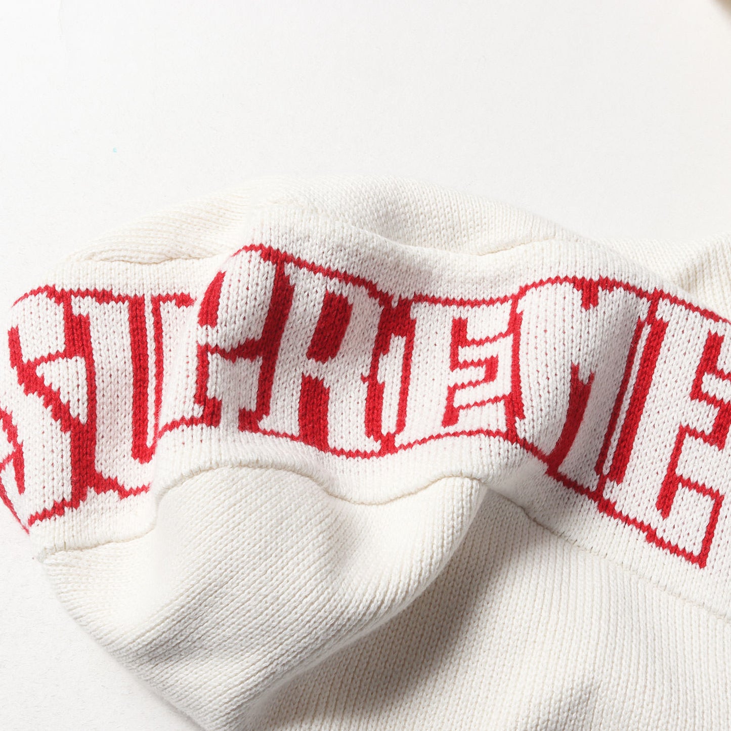 21AW 2トーン ニット パーカー(2-Tone Hooded Sweater)