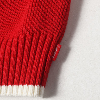 21AW 2トーン ニット パーカー(2-Tone Hooded Sweater)