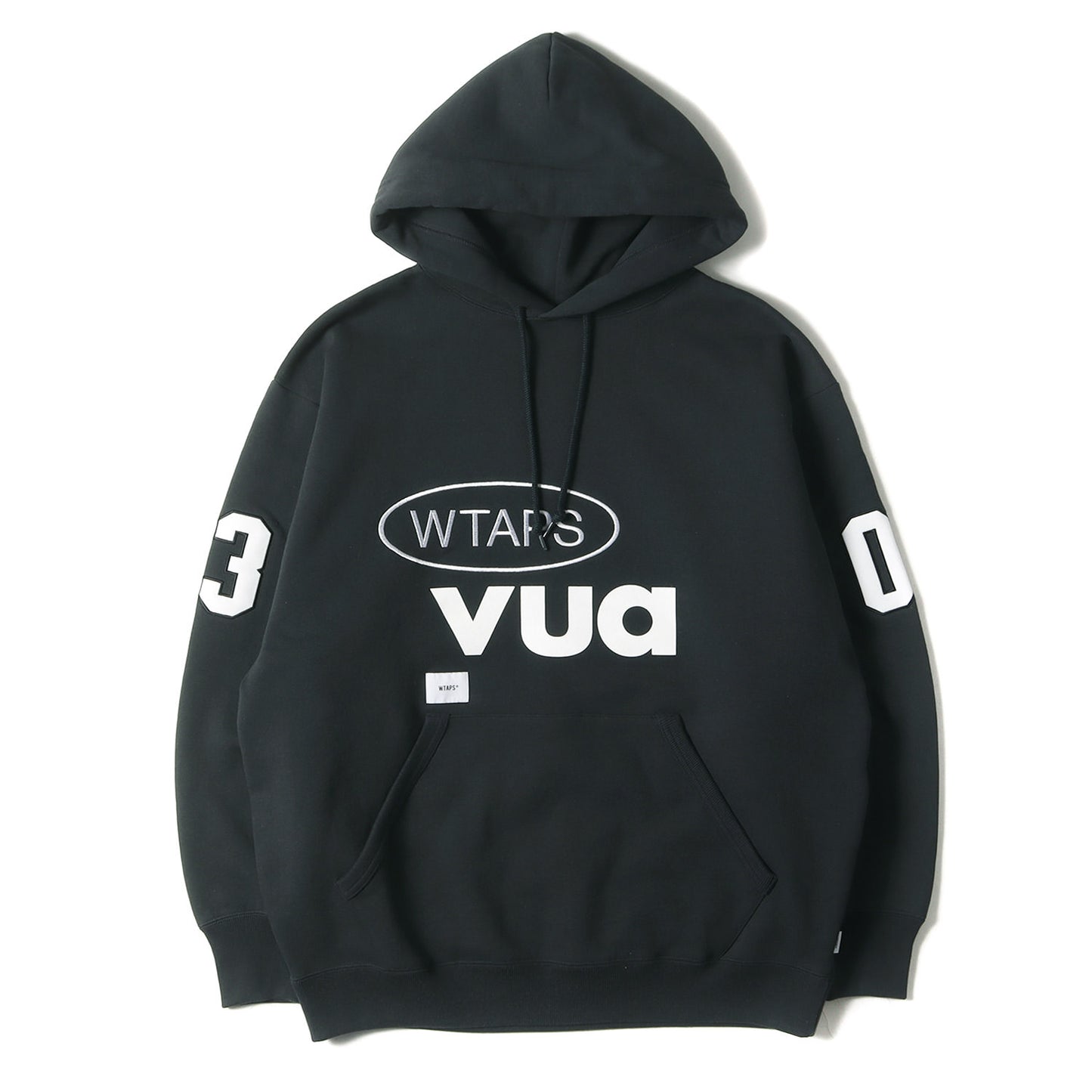 WTAPS (ダブルタップス) 23AW アップリケロゴ スウェット パーカー(OBJ  