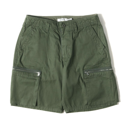 24SS コットンギャバジン ミリタリー ショーツ(TROOPER 6P SHORTS COTTON GABARDINE)