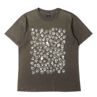05SS ナイトクローラー期 ダメージ加工 スカル Tシャツ