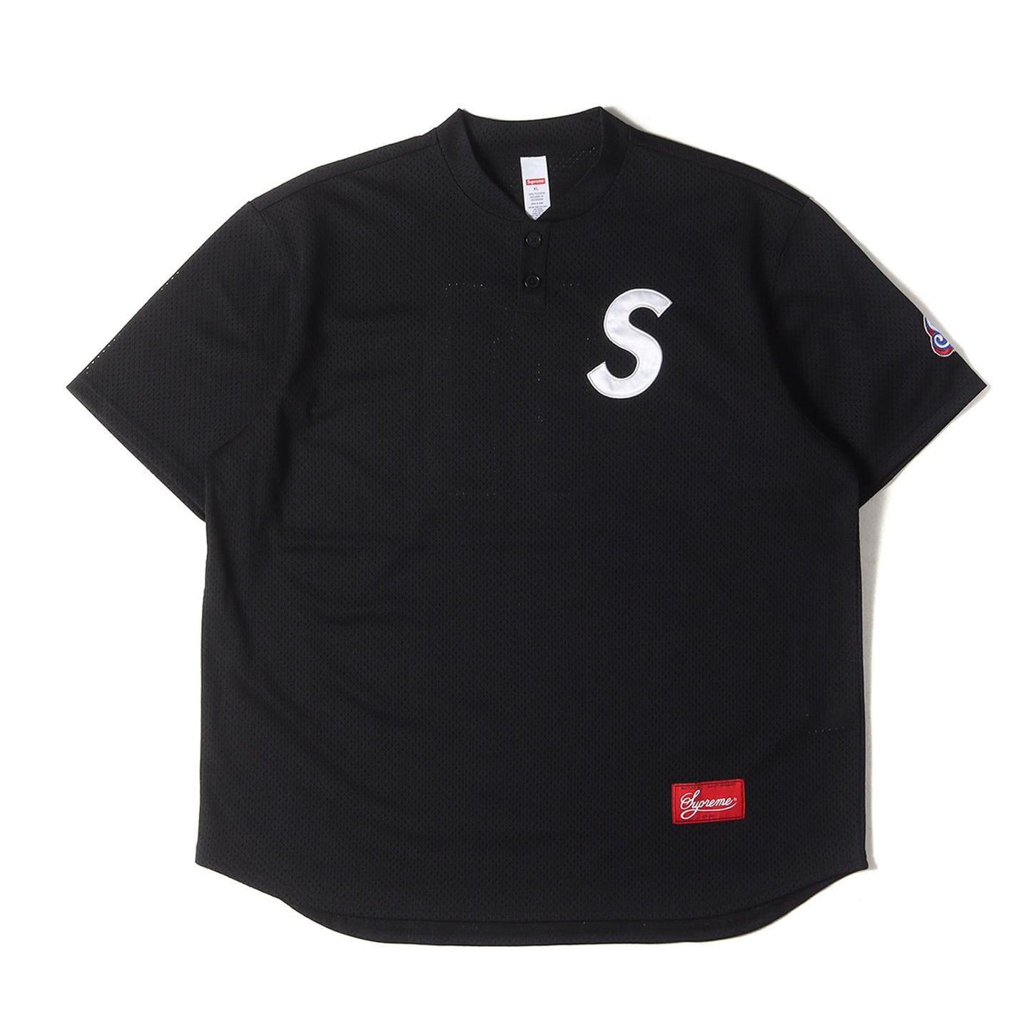 24AW Sロゴ ヘンリーネック メッシュ ベースボールシャツ / Tシャツ(S Logo Baseball Henley)