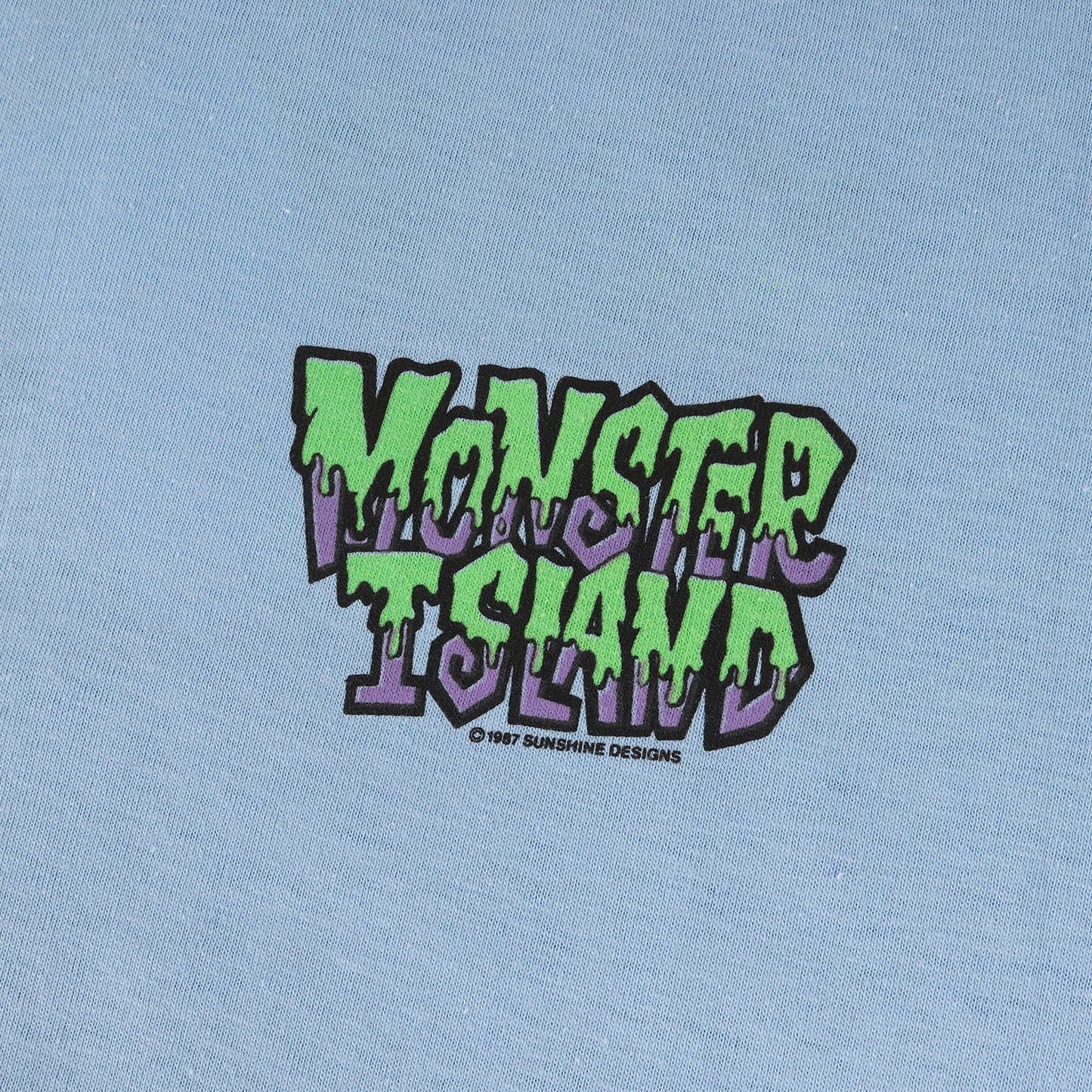80s MONSTER ISLAND 両面プリント Tシャツ(デッドストック / USA製)