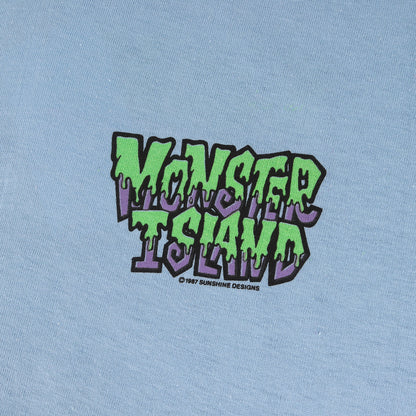 80s MONSTER ISLAND 両面プリント Tシャツ(デッドストック / USA製)