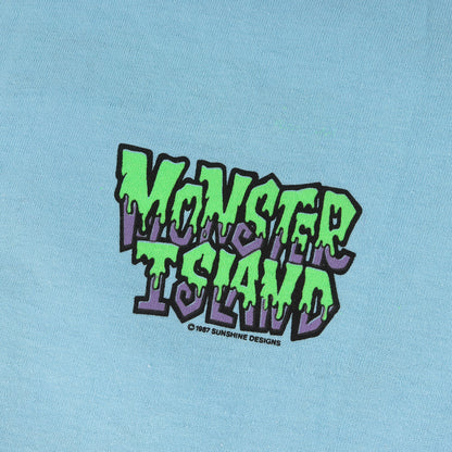 80s MONSTER ISLAND 両面プリント Tシャツ(デッドストック / USA製)