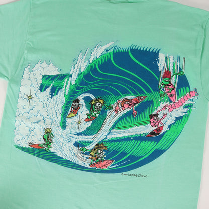 80s MONSTER ISLAND 両面プリント Tシャツ(デッドストック / USA製)