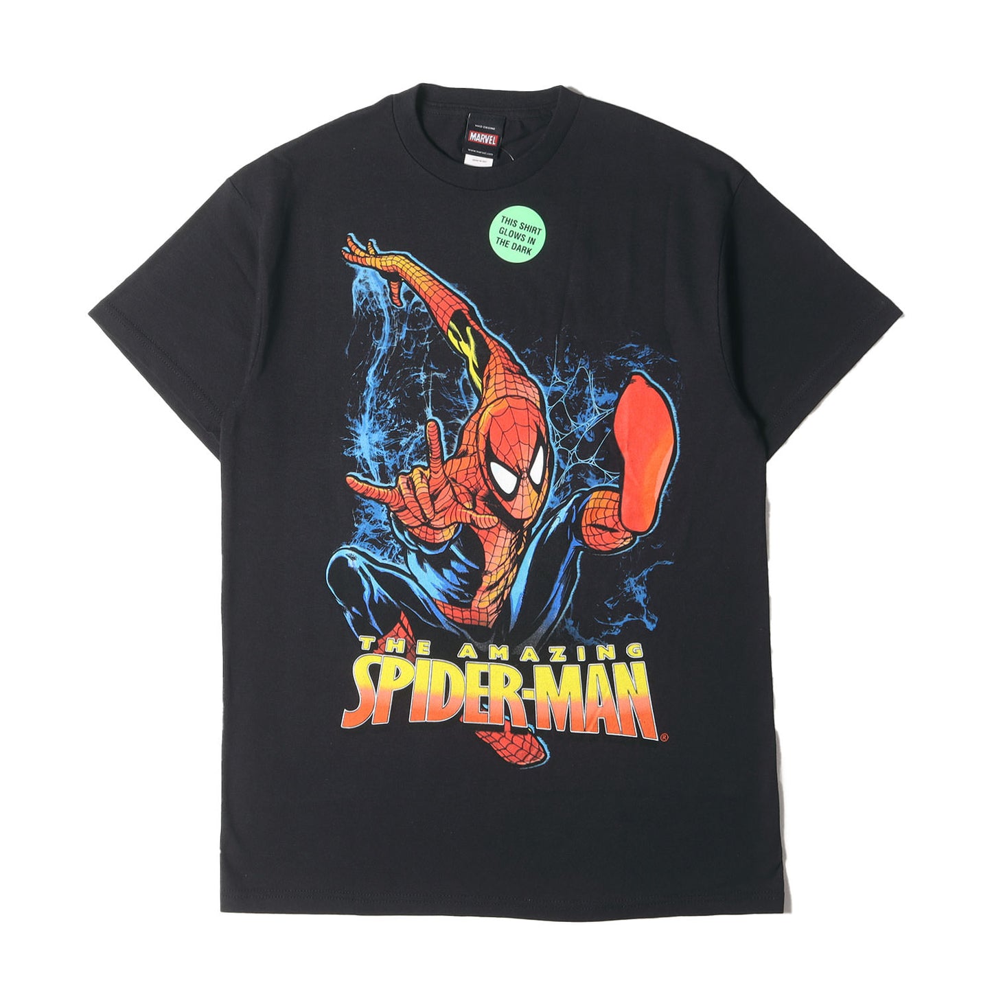The Amazing Spider-Man 蓄光プリント ムービー Tシャツ
