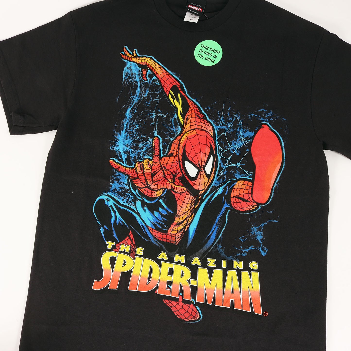 The Amazing Spider-Man 蓄光プリント ムービー Tシャツ