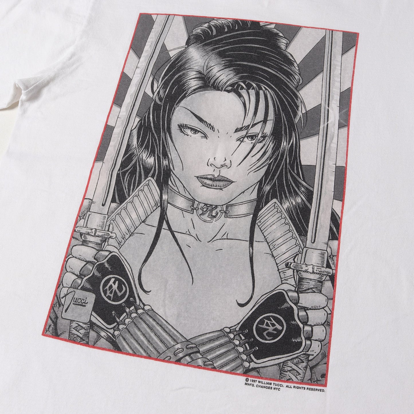 90s Shi / 死 ANA ISHIKAWA / アナ石川 Tシャツ(Changesボディ / USA製)