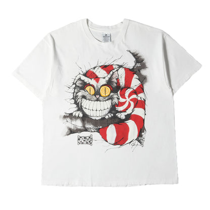 90s 不思議の国のアリス チェシャ猫 Tシャツ(ANDAZIAボディ / USA製)