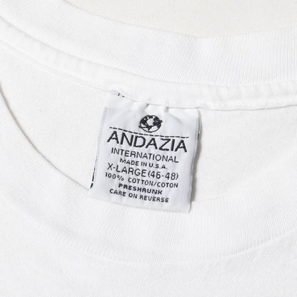 90s 不思議の国のアリス チェシャ猫 Tシャツ(ANDAZIAボディ / USA製)
