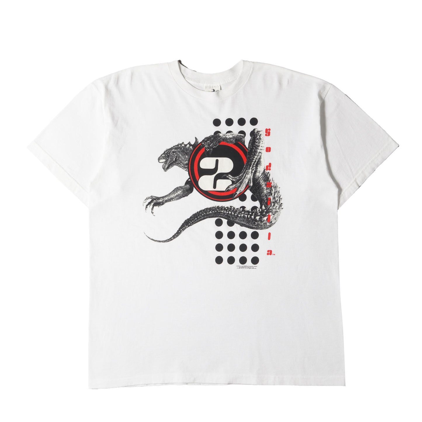 [人気] 90s ハリウッド ゴジラ ムービー Tシャツ