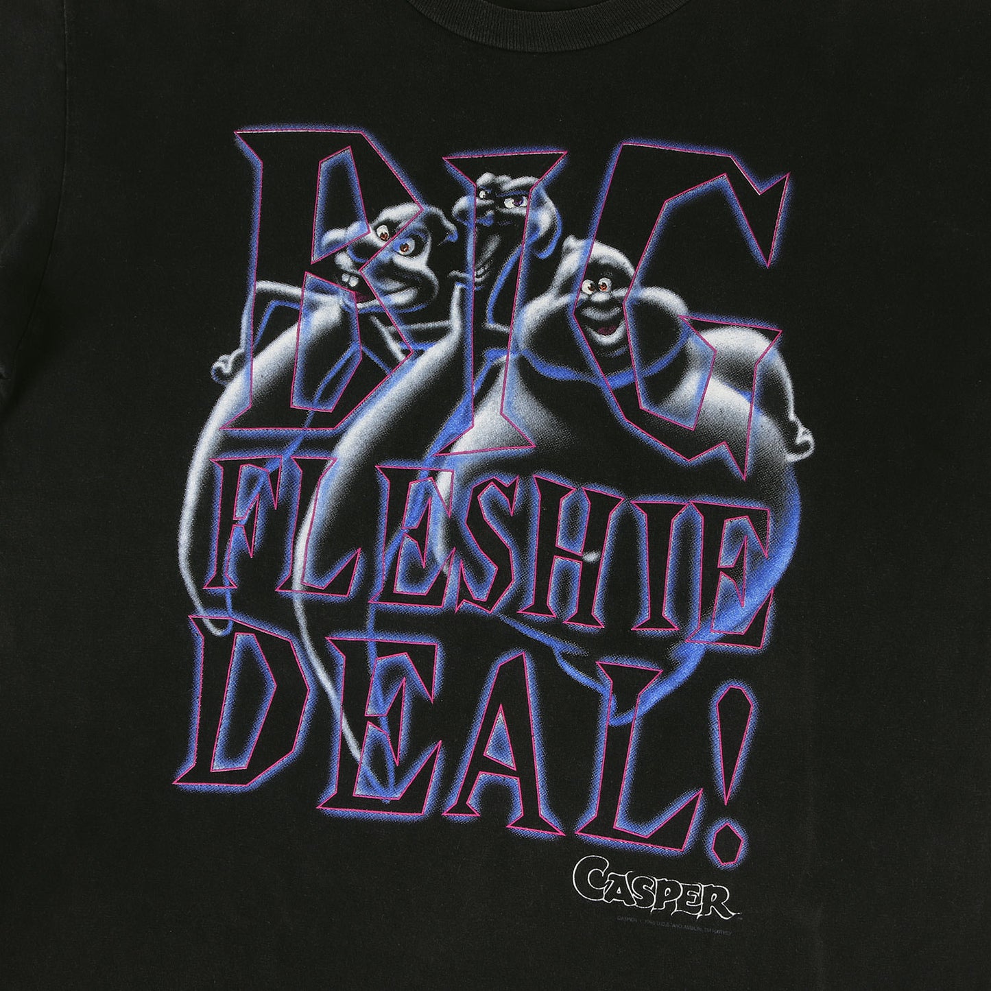 [人気] 90s CASPER BIG FLESHIE DEAL! ムービー Tシャツ