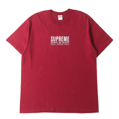 24SS ブランドロゴ クルーネック Tシャツ(Paris Tee)