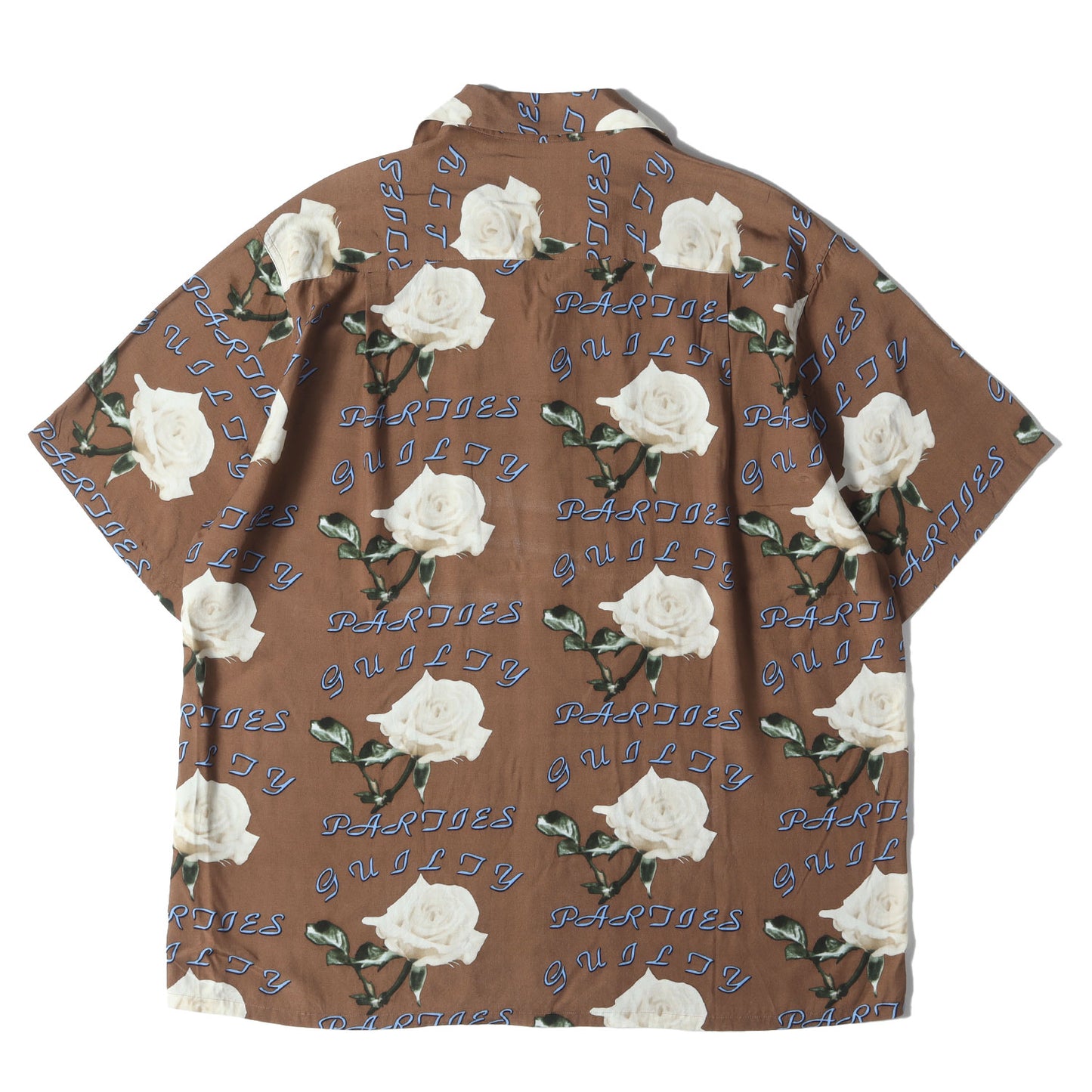 21SS ローズ柄 ハワイアンシャツ / アロハシャツ(HAWAIIAN SHIRT S/S)