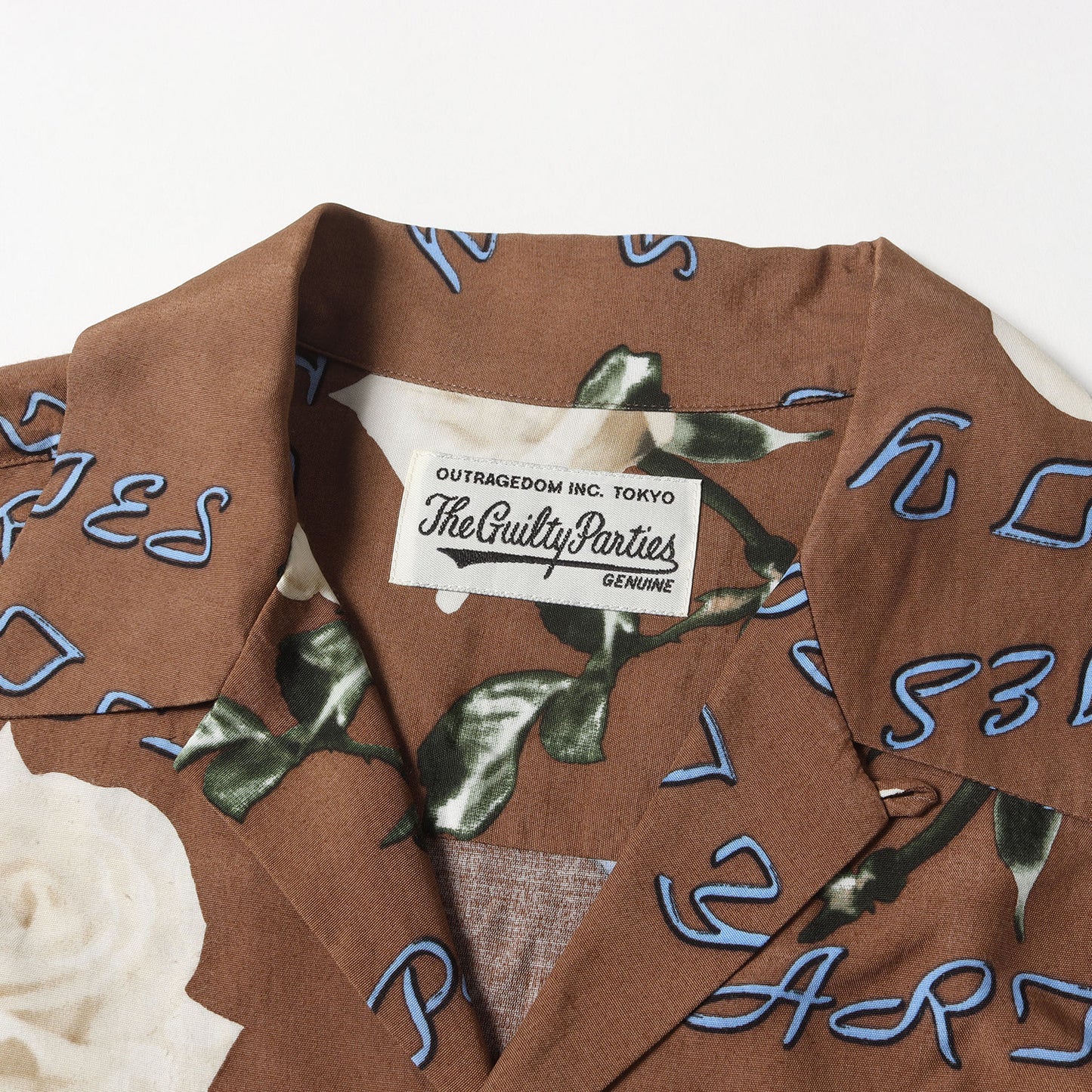 21SS ローズ柄 ハワイアンシャツ / アロハシャツ(HAWAIIAN SHIRT S/S)